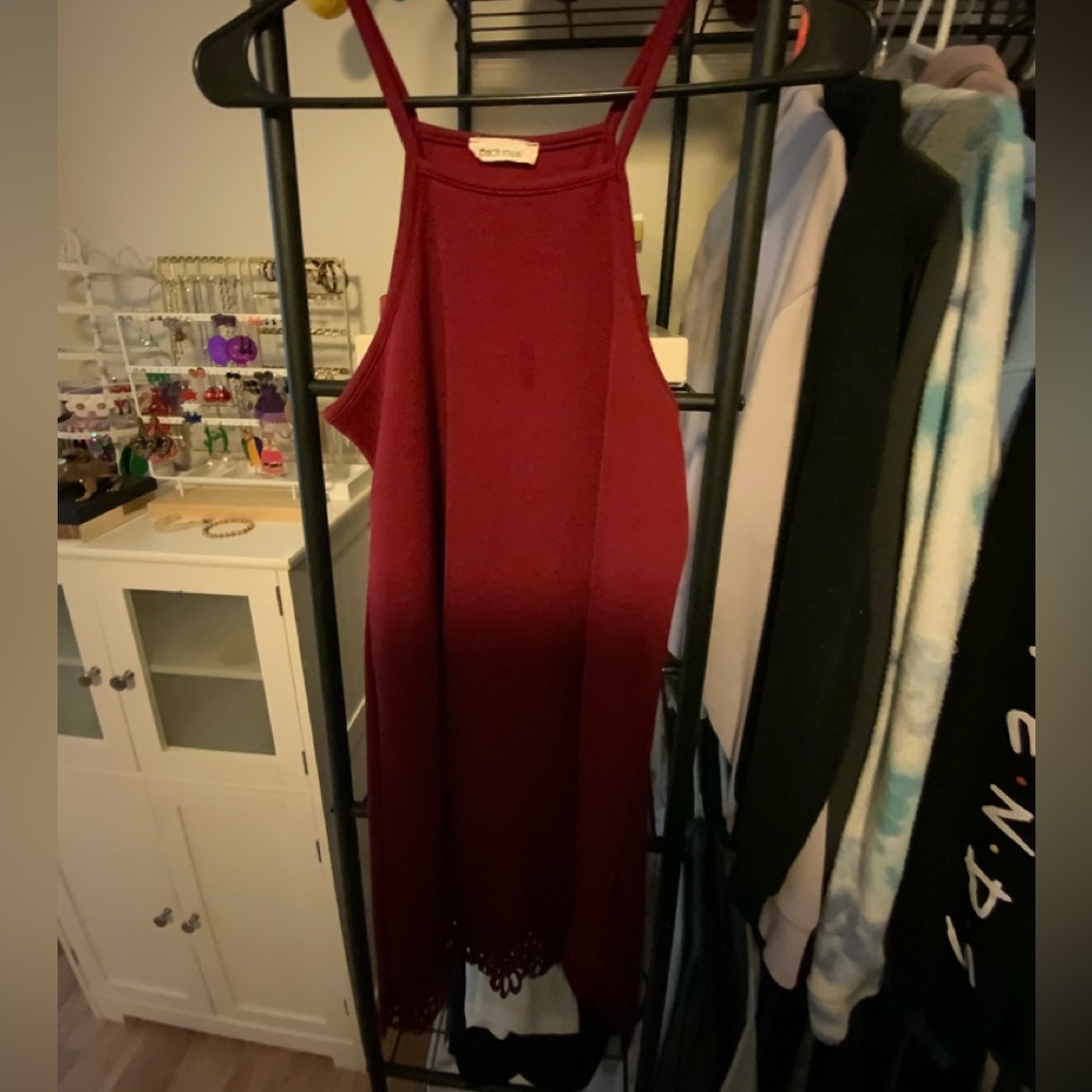 Red Halter Dress